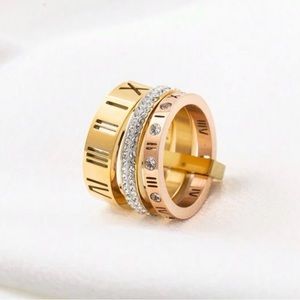 Roman numeral ring size 8